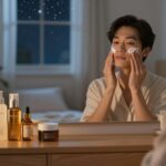 Night skincare routine
