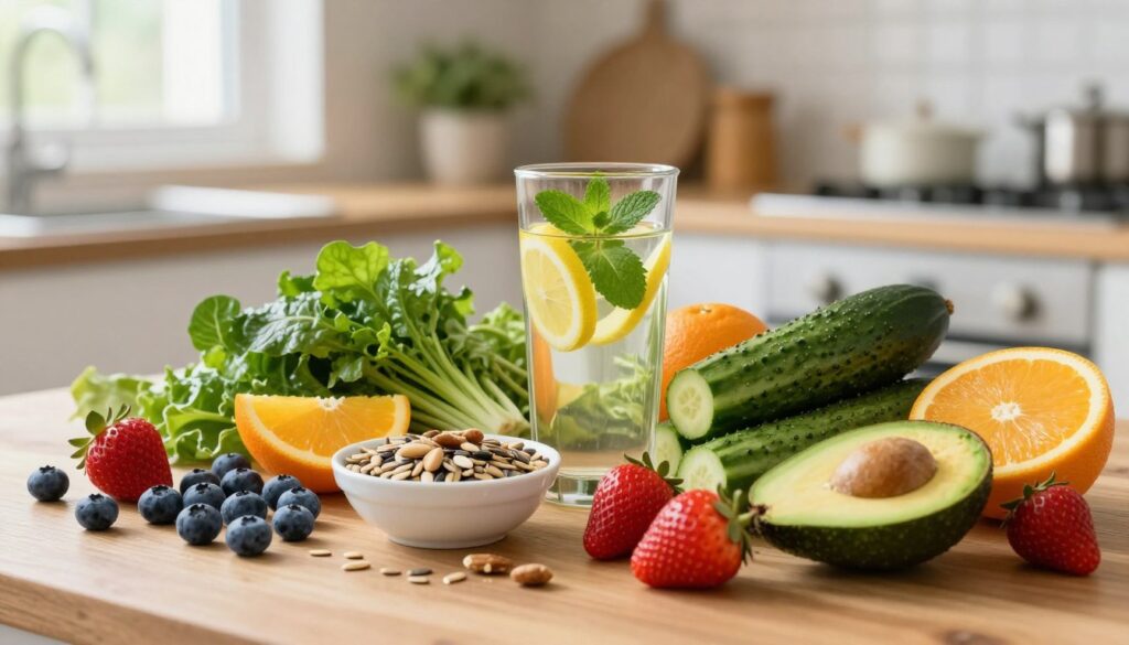 balanced diet for skin