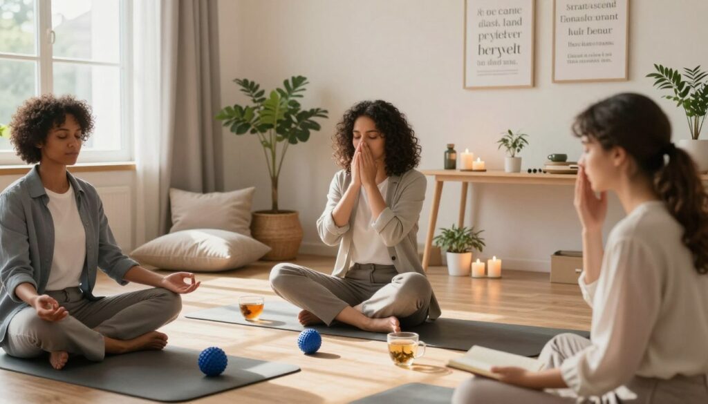 stress management for hair loss